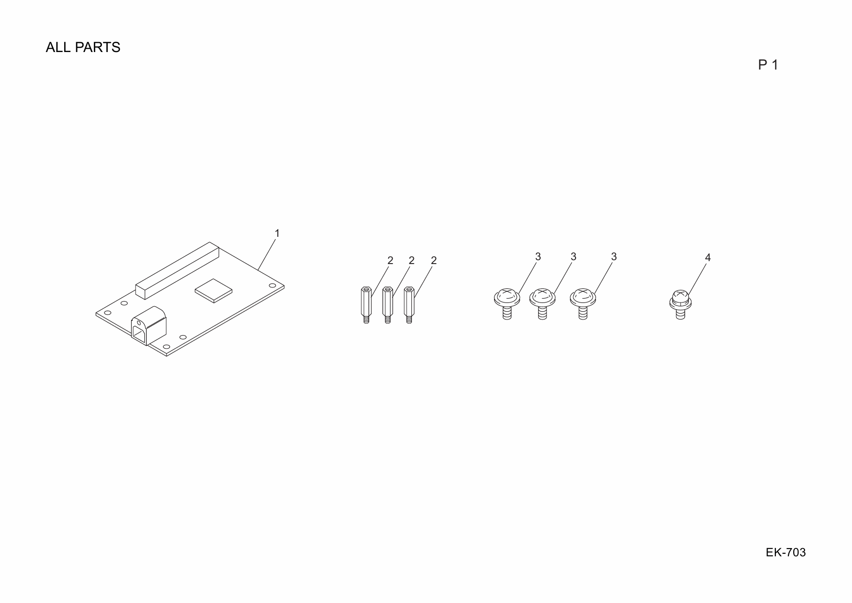 Konica-Minolta Options EK-703 A0P4 Parts Manual-5